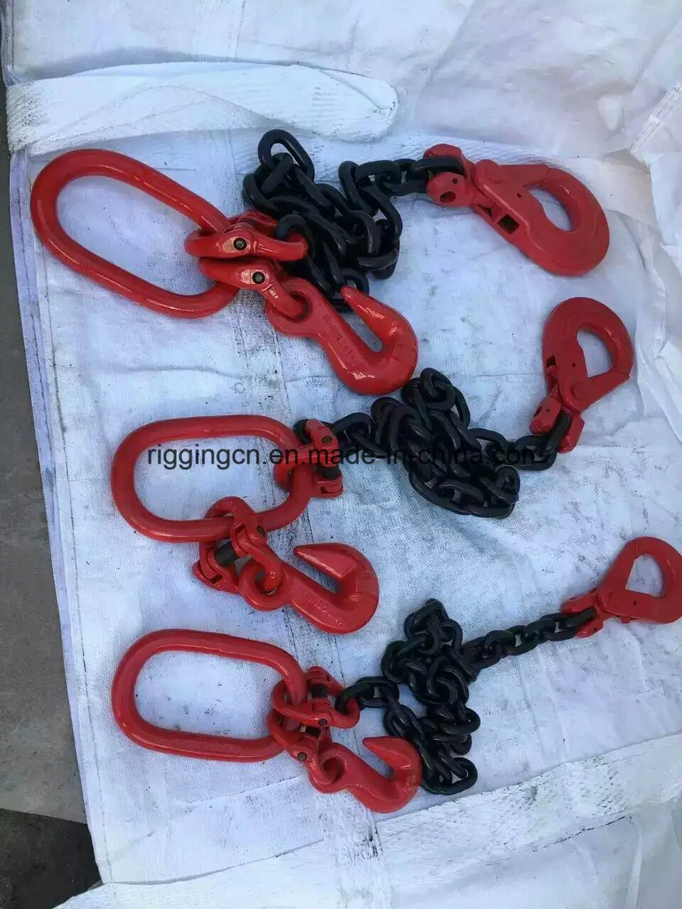 8mm 4 Leg Lifting Chain Sling with 2.3m 4.2 Ton Clevis Sing Hook