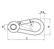 Snap Hook Carabiner DIN 5299c