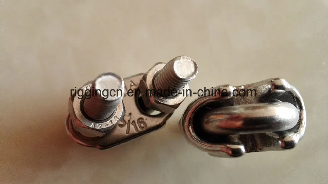 Stainless Steel Us Type Casting Wire Rope Clip Polished