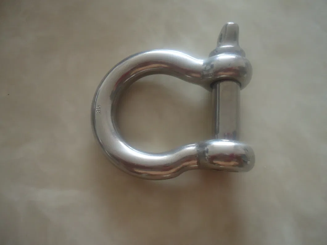 Stainless Steel 316 Adjustable Bow Shackle for Bracelet