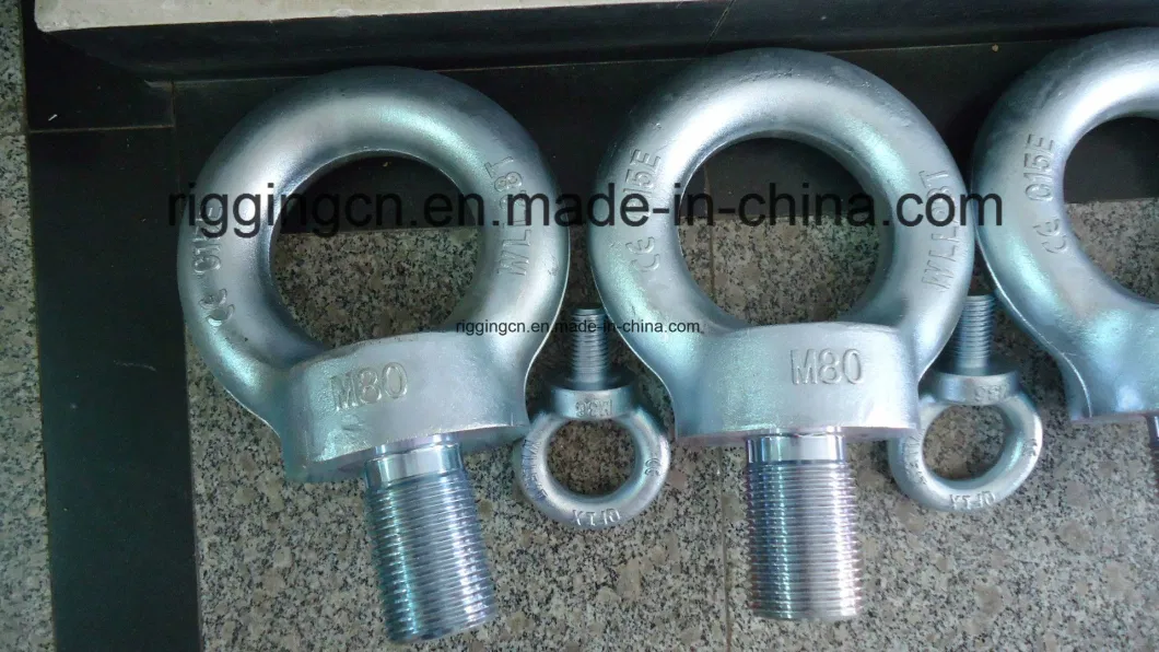 Hot Die Forged C15e DIN580 Eye Bolt in Size M72