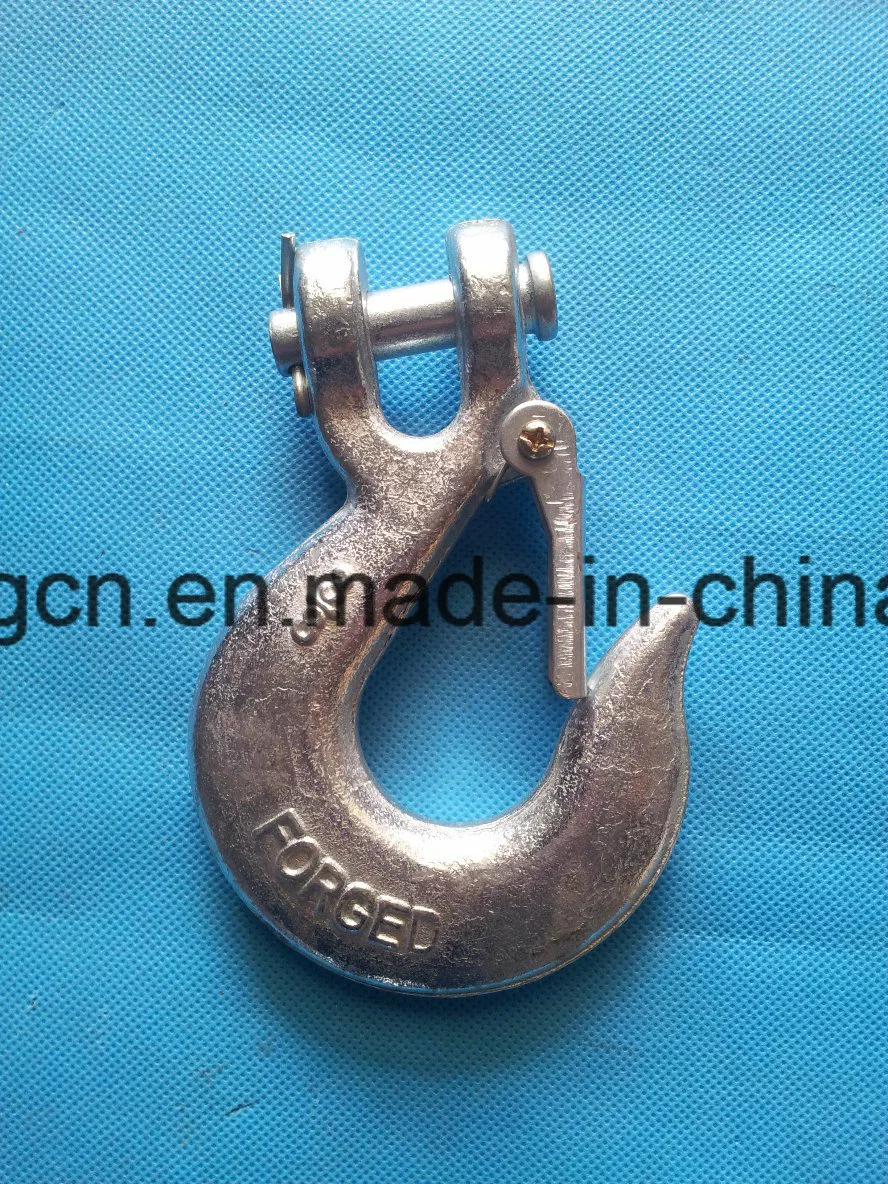 Hook 0.75 Ton 320c Eye Hook with Latch Zinc Plated
