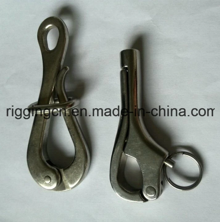 Snap Hook Clips Stainless Steel Egg Shape Spring Gate