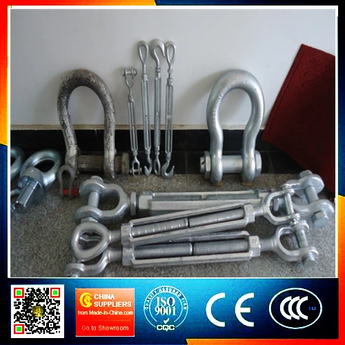 Galvanized EU Type Bow Screw Shackle