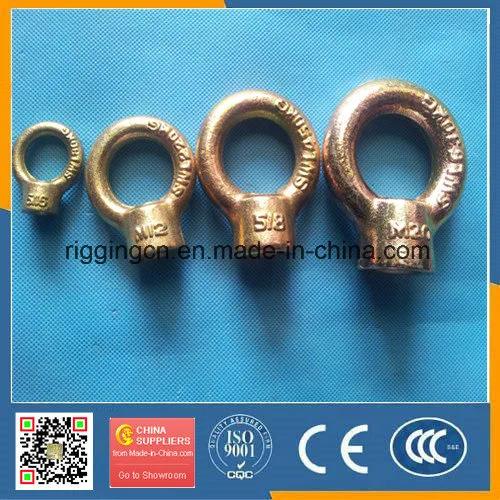 Yellow Zinc Plate JIS Eye Nut JIS 1169 1168