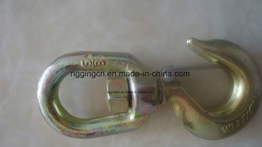 Hook 0.75 Ton 320c Eye Hook with Latch Zinc Plated