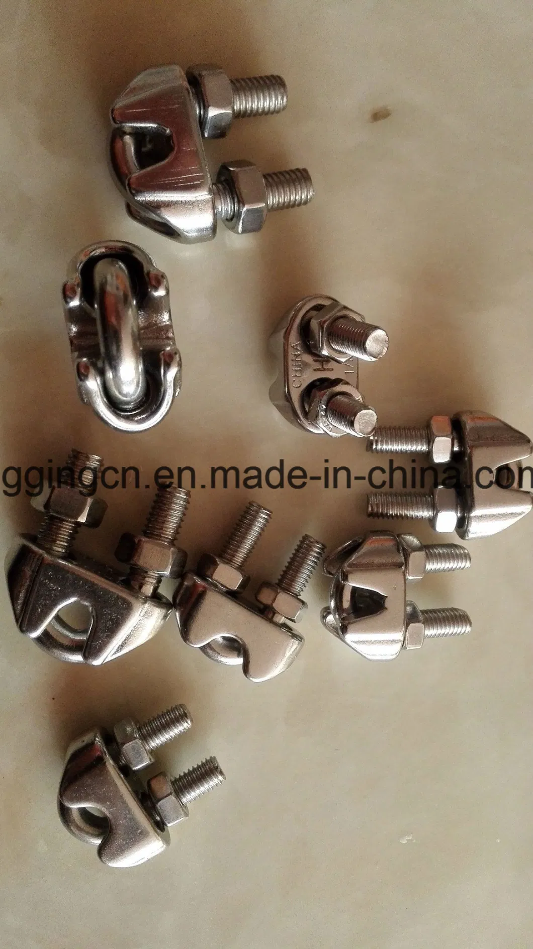 Stainless Steel Us Type Casting Wire Rope Clip Polished