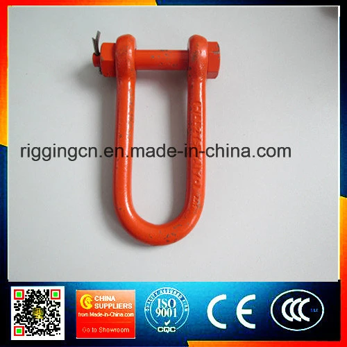 Marine Hardware Screw Pin Dee Shackle G-2150 High Strength Forged Galvanized Alloy Steel Bolt Safety
