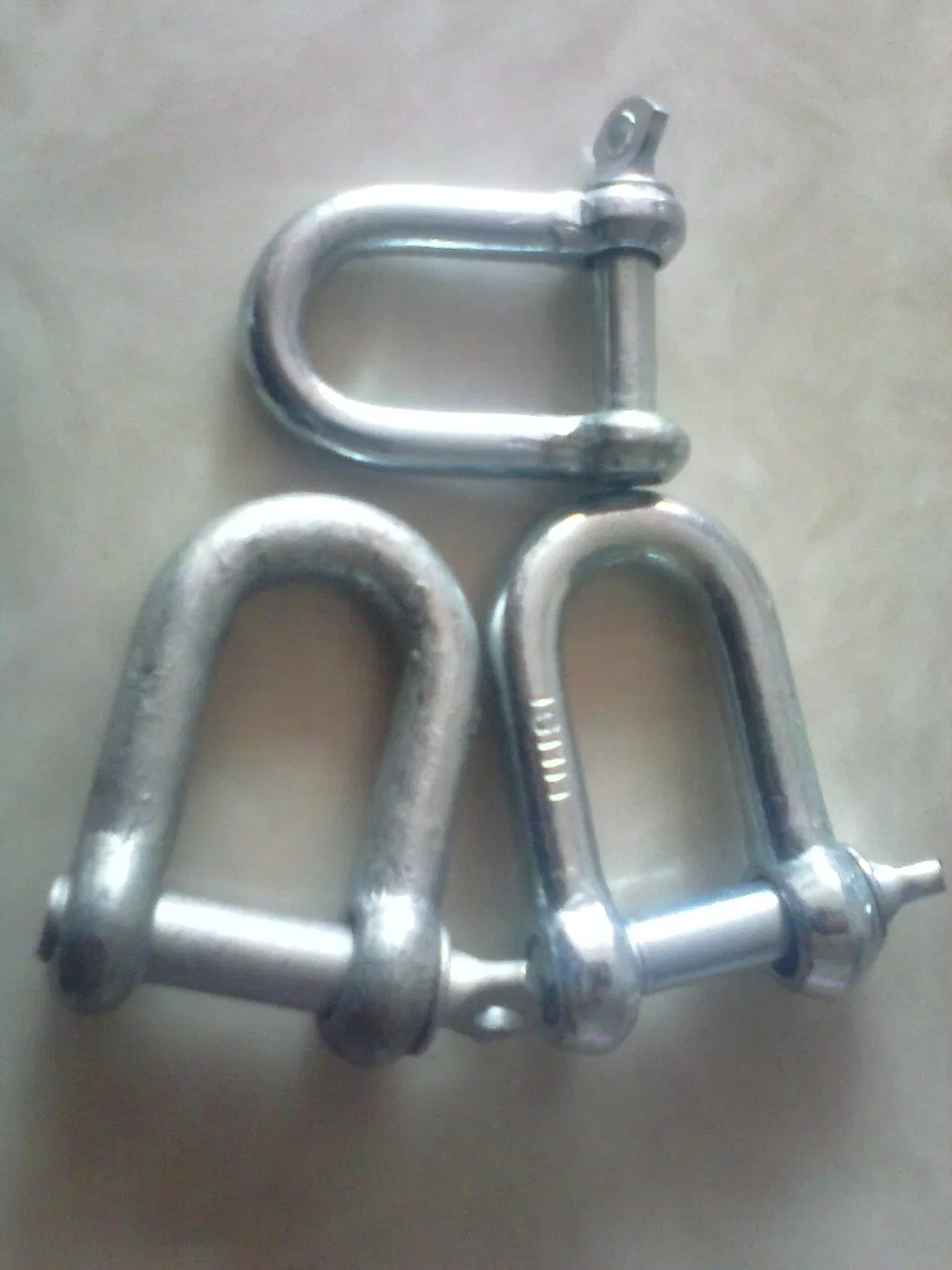 Galvanized DIN82101 D Shackle with Form a Screw Pin