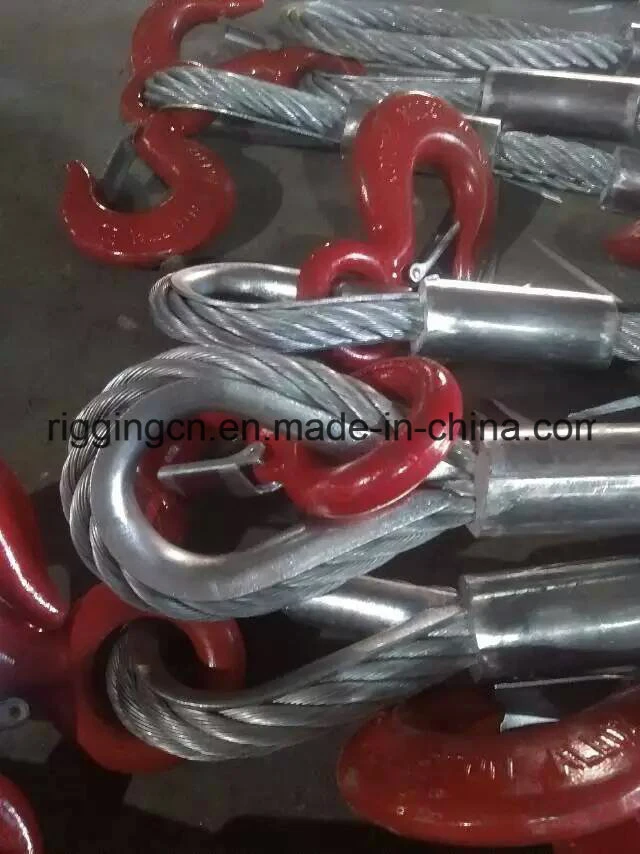 8mm 4 Leg Lifting Chain Sling with 2.3m 4.2 Ton Clevis Sing Hook