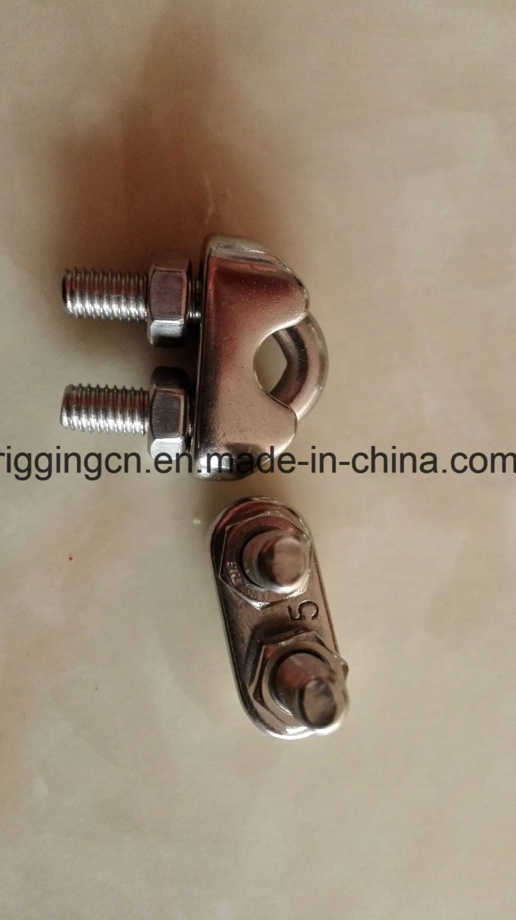 Stainless Steel Us Type Casting Wire Rope Clip Polished