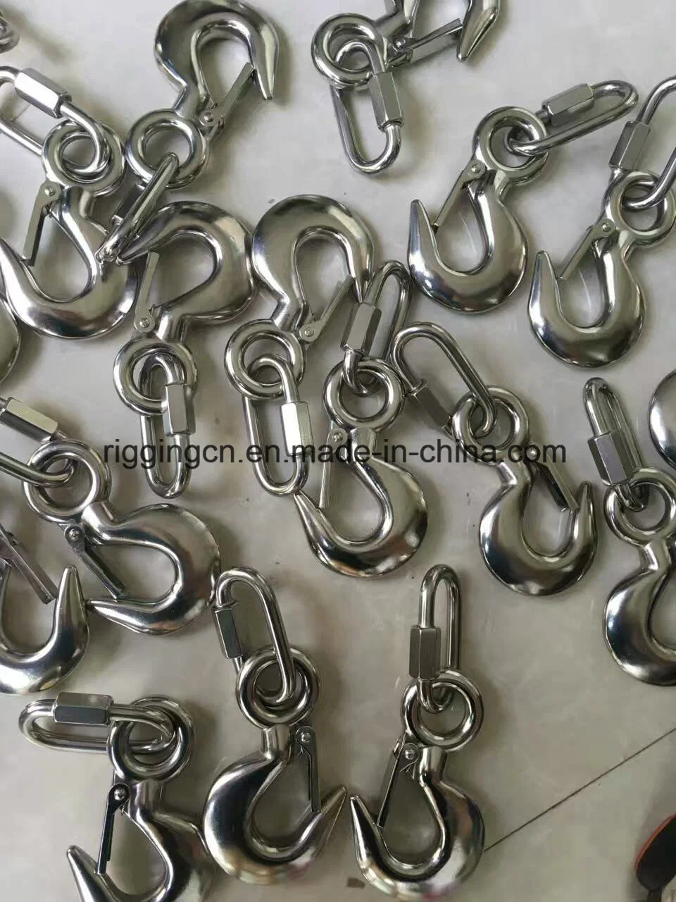 Snap Hook Clips Stainless Steel Egg Shape Spring Gate