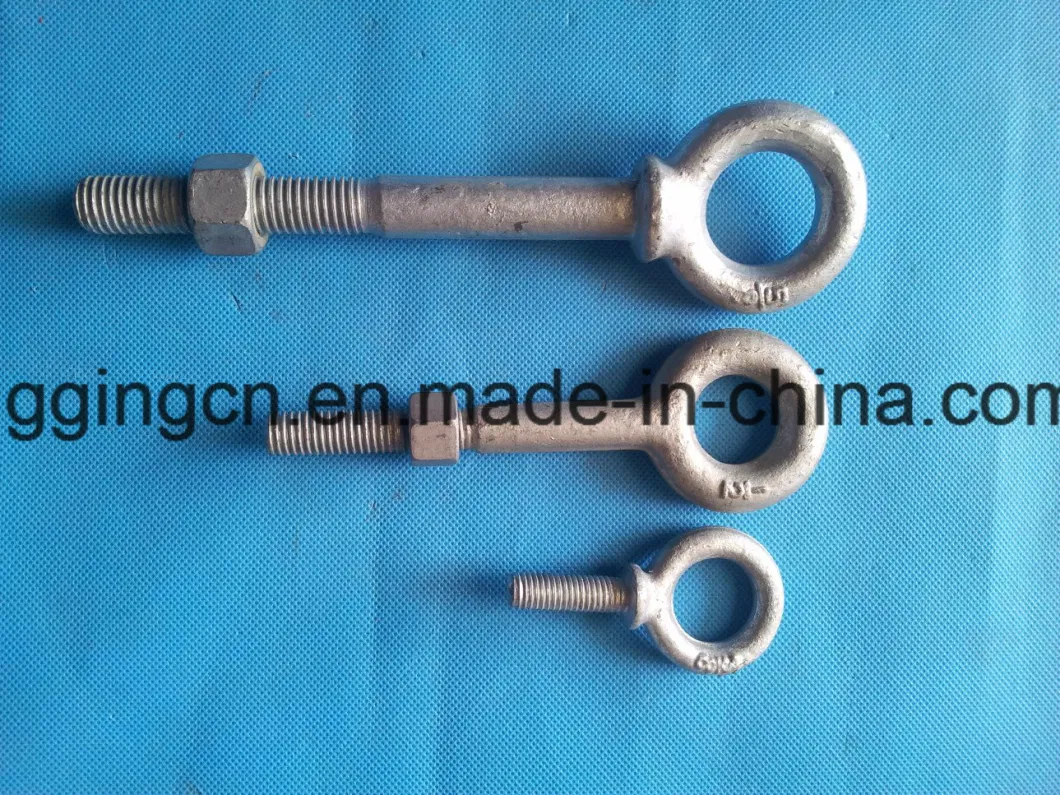 Us Forged Wooden Screw Long Eye Bolt G275