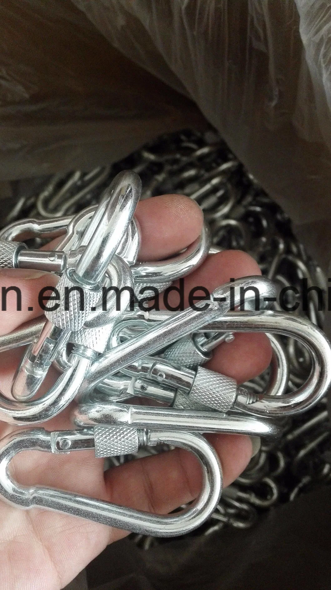 Stainless Steel Fixed Spring Hook for Tent Reinforced