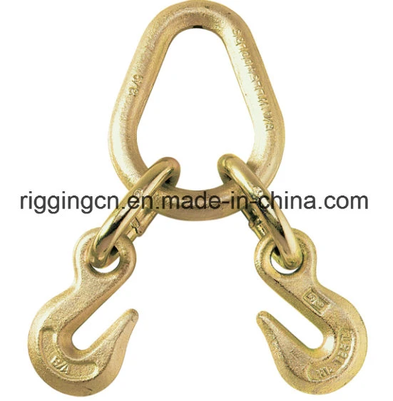 Clevis Grab Hook with Triangle Ring Master Link Assembly