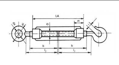 DIN1480 Turnbuckle Eye-Hook in SS304 SS316 Good Quality Hot Saling