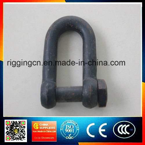 Marine Hardware Screw Pin Dee Shackle G-2150 High Strength Forged Galvanized Alloy Steel Bolt Safety