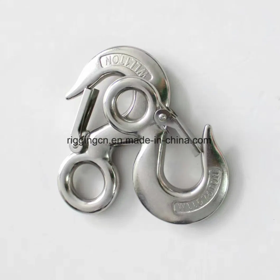 Hook 0.75 Ton 320c Eye Hook with Latch Zinc Plated