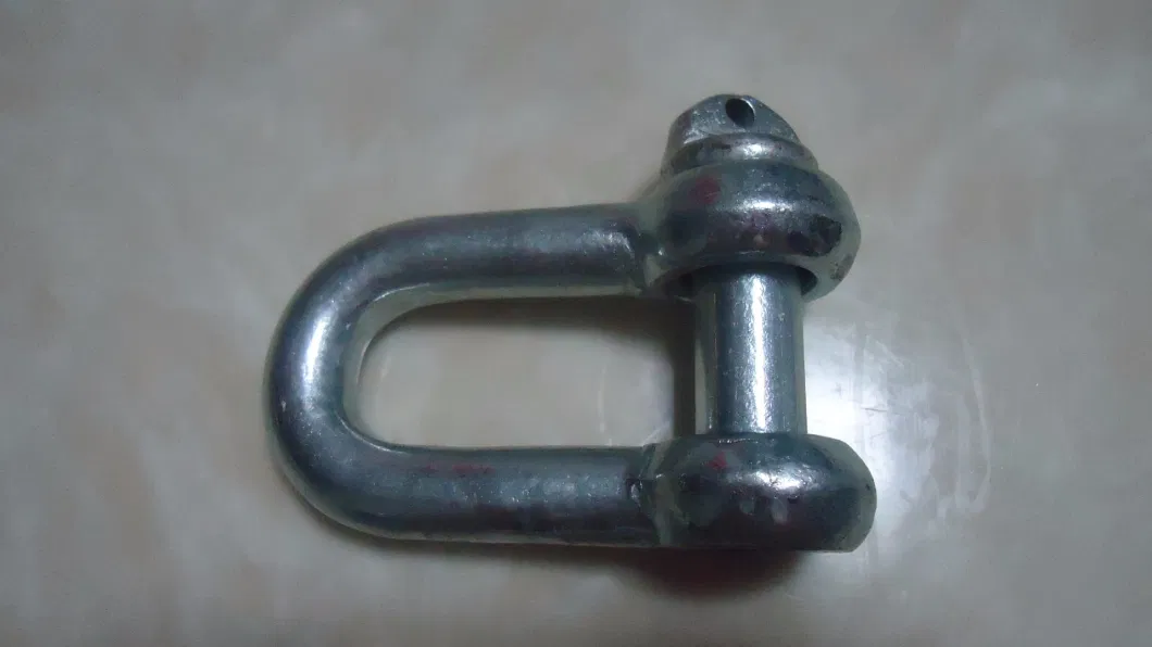 Galvanized DIN82101 D Shackle with Form a Screw Pin