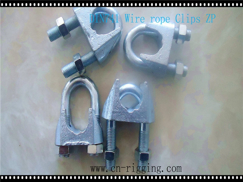 Hot Sale Wire Rope Clip DIN741 Wire Clamp for Eye Loop Connection