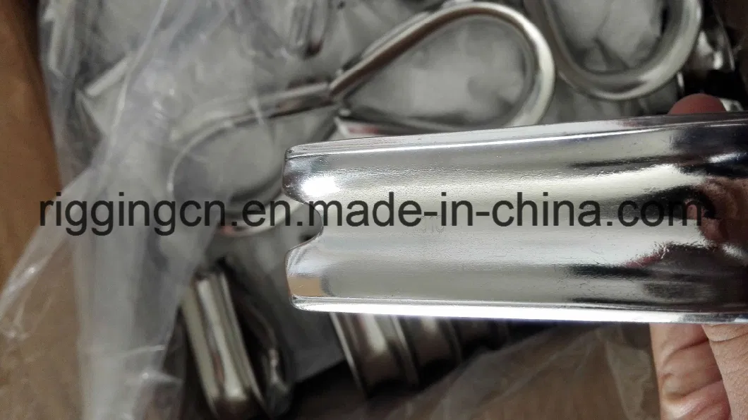316 Stainless Steel European Rigging Thimble for Wire Loop