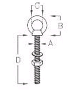 Ss 316 Factory Directly Sale Long Eye Bolt with High Quality