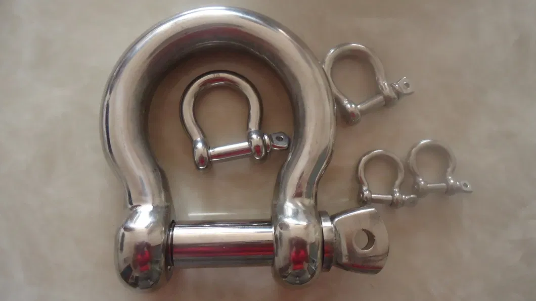Stainless Steel 316 Adjustable Bow Shackle for Bracelet